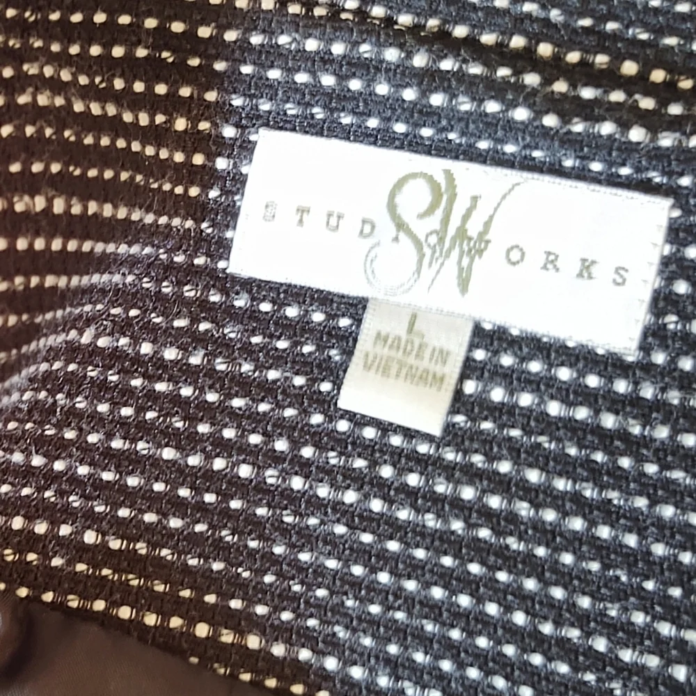 Studio Works Large Polka Dot Blazer!